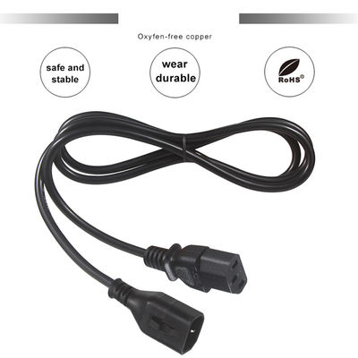15 Foot 14 Gauge Extension Cord C14 To C13 For PC Power Supply