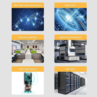Single Mode Fc Sc St Lc Fiber Optic Cable G657a2 20 Mts Patch Cord Insertion Loss ≤0.3dB