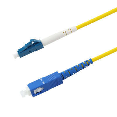 Optical Om1 Apc To Lc Upc Fiber Optic Patch Cord Sc Simplex Sc-Lc-Sm 3.0Mm