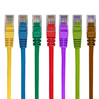8P6C Cat6 Lan Cable Ethernet Network Lan Cable with RJ45 8P8C Connector and PVC Jacket
