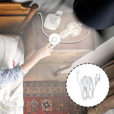 Salt Lamp Plug AC Cable Electric Euro Foot Floor Switch Vde Approval Stripped Eu Power Cord