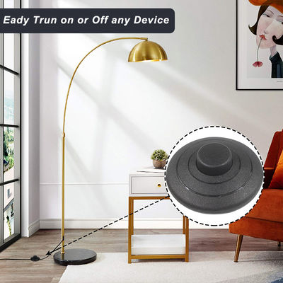 6FT CEE 7/16 To Stripped End Salt Lamp Power Cord With Foot Switch Himalayan Cord