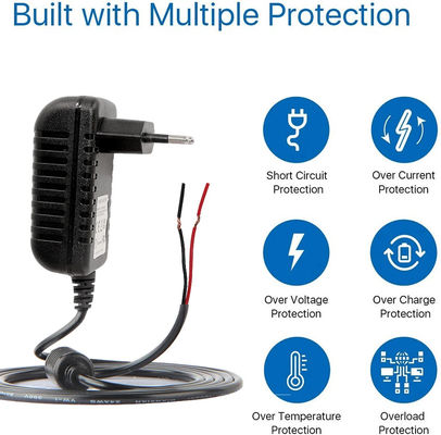 12V 2A DC Power Adapter with 5.5x2.1mm Plug