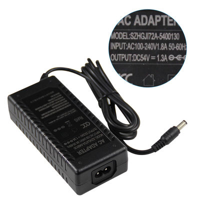54V 1.3A Switching Laptop Jack 55Mmx21mm Dc Supply Power Adapter Input 100-240V Ac 50-60Hz