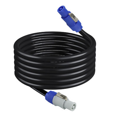 NAC3FCA To NAC3FCB 20A AC PowerCon Connector SJTW 3 Pin Power Extension Cable
