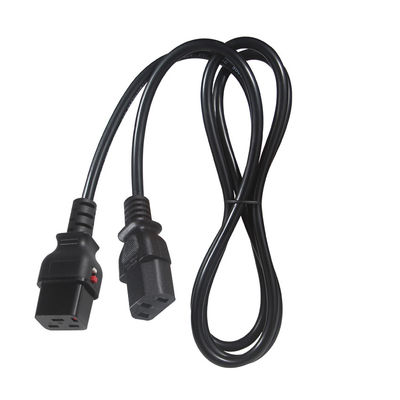 KUNCAN Lockable Molded Power Cord Iec 320 Lock C19 To C13 Plug Ac Cable