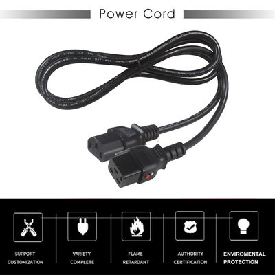 KUNCAN Lockable Molded Power Cord Iec 320 Lock C19 To C13 Plug Ac Cable