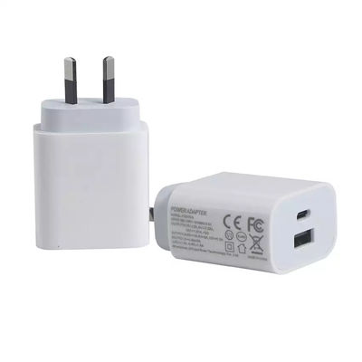 SAA USB-C Adapter 1A+1C Port QC2.0 Quick Charging PD Charger 20W