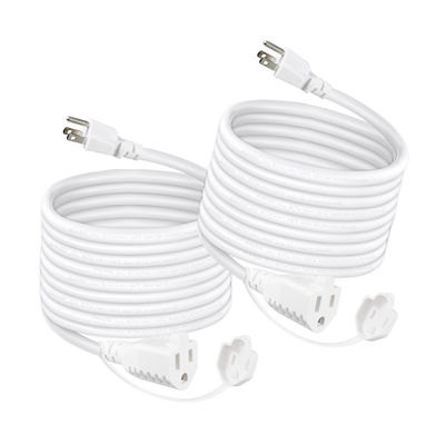 Sjt Ac Cord Heavy Duty Computer Television Power Plug NEMA 5-15p Extension Cord