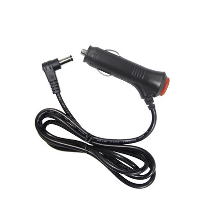 15A Fuse Cigarette Lighter Extension To Right Angle DC 2.1MM Jack Cigar Cable