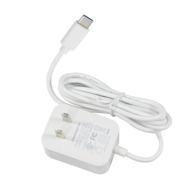 36W Type C End North America 12V USB-C Charger for Fast Charging 1.2M Length and AC 100-240V Input