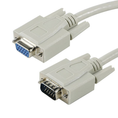 DB9 DB15 DB25 Male To Female End Connection Power Cord for Computers and Monitors