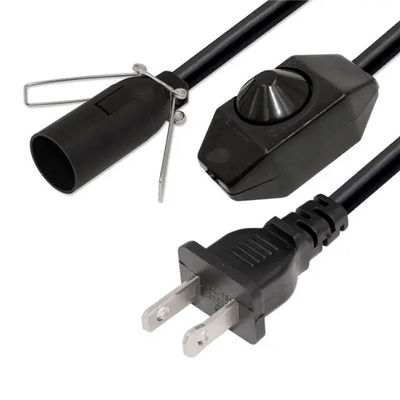 Replacement Lamp With Inline Switch Dimmer Us 2 Prong Ac Usa Power Cord