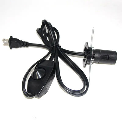 Replacement Lamp With Inline Switch Dimmer Us 2 Prong Ac Usa Power Cord