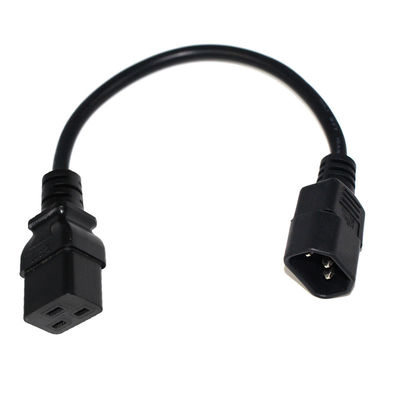PDU UPS Extension IEC C14 Male To  IEC C19 Female Power Cable 16A