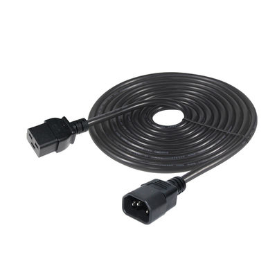 PDU UPS Extension IEC C14 Male To  IEC C19 Female Power Cable 16A