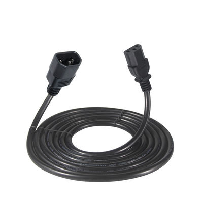 AC Cable 3 Prong Electric Plug Iec Male Female C13 To C14 Power Cord