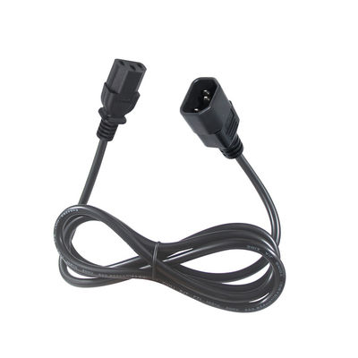 AC Cable 3 Prong Electric Plug Iec Male Female C13 To C14 Power Cord