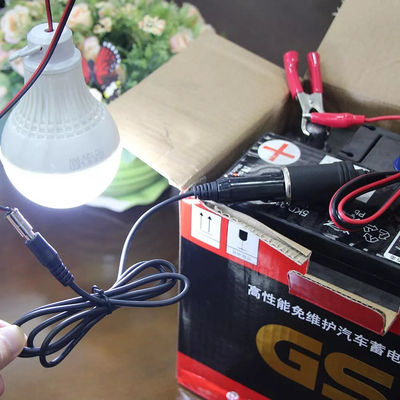 Black Extension Cable Cigarette Lighter Plug Male To 5521Mm 5525Mm Dc 12 Volt Power Cord For Car