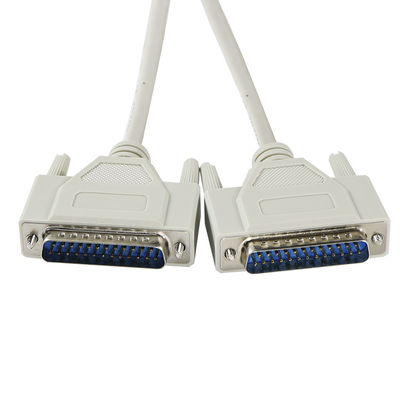20-28AWG DB25 Female to Female Serial Adapter for Data Transfer 2-Year Guarantee White