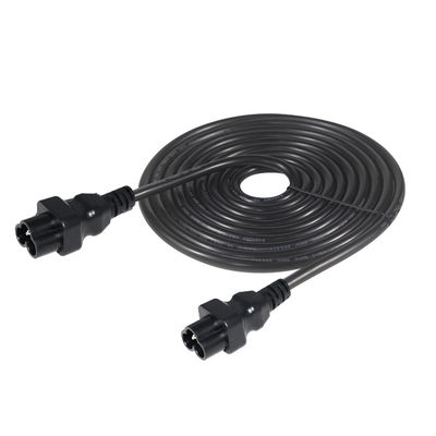 Retractable 3 Pin Prong Extension Leads Supply Power Cord C6 With C5 Female