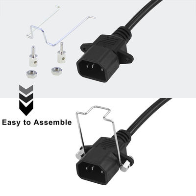 16Awg Nema 515R To Iec320 Iec C14 America Plug Pvc Usa Standard Power Cord