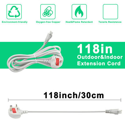 Durable UK 3-Pin C5 Power Cord for Computers with IEC C5 Female