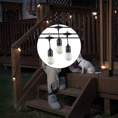 25FT 50FT 100FT G40 Globe LED String Lights Patio Lamp Cable Cord For Outdoor Wedding Party
