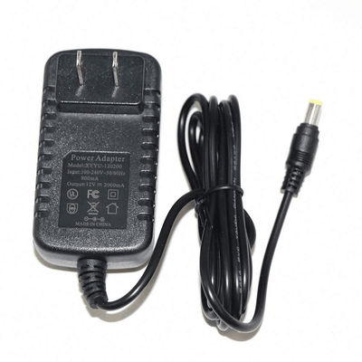UL/ETL Certified US Power Adapter Pure Copper Conductor 12v 1a for Class I Appliances