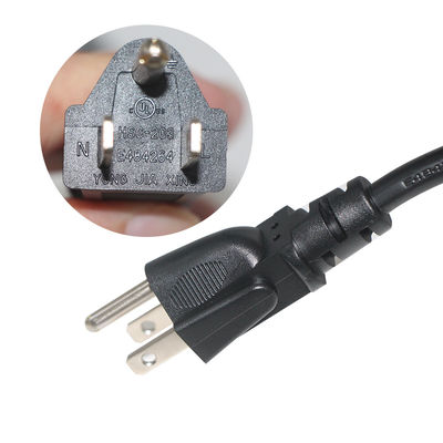 Universal NEMA 5-15P to IEC C13 Power Cord 10A 250V UL Certified for Computers/Servers/Medical Equipment