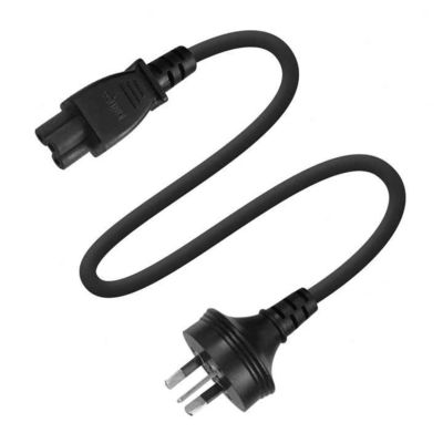 SAA Certified AU 3P to IEC C5 Power Cord 2.5A 250V, 0.75mm2 H05VV-F for Laptop/Printer (3ft-15ft)