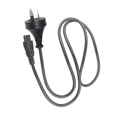 SAA Certified AU 3P to IEC C5 Power Cord 2.5A 250V, 0.75mm2 H05VV-F for Laptop/Printer (3ft-15ft)