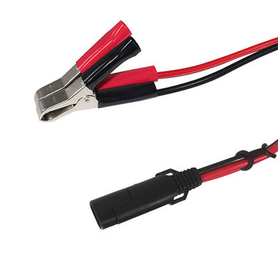 Sae Charging Wire Extension Cable With 12v on Off Power Switch 14awg to Alligator Clip 2pin Quick Battery Battery Clamps