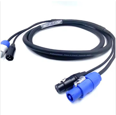 SAC3FCA To SAC3FCB Professional Plus 3 Pin Powercon Dmx Combo Cable Combi Powercon