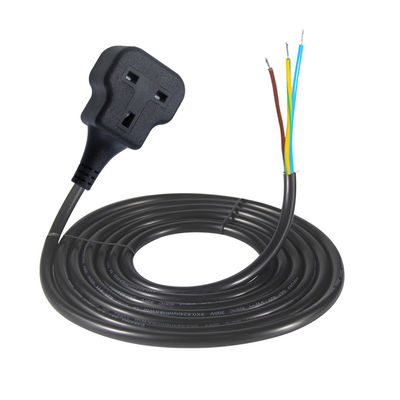 UK Standard (BS) Female Socket with Pre-Stripped and Tinned Wire Terminals for Secure Crimp Connections