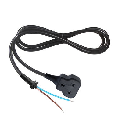 UK Standard (BS) Female Socket with Pre-Stripped and Tinned Wire Terminals for Secure Crimp Connections