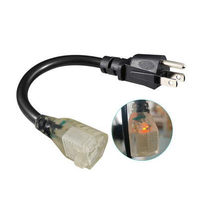Heavy Duty 18AWG 1.2M Power Extension Cord, 3 Prong Plug to Socket Outlet for Home Appliances/Workshop