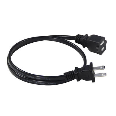 NEMA 1-15P to 1-15R Power Cord 18 AWG Copper for Small Appliances