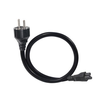 CE Certified 2m Flame Retardant EU to C5 Power Cord for Laptop Chargers/Medical Devices/Industrial Machinery 220V-250V