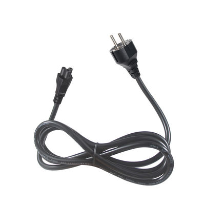 CE Certified 2m Flame Retardant EU to C5 Power Cord for Laptop Chargers/Medical Devices/Industrial Machinery 220V-250V