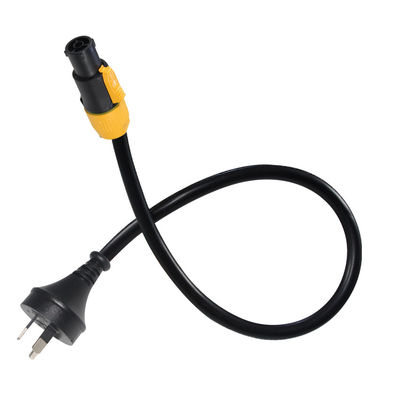 High-Quality AS/NZS 3112 Certified to XLR3 Female Power Cord 10A 250V Heavy Duty for Professional Audio Equipment, Stage Use, DJ Gear