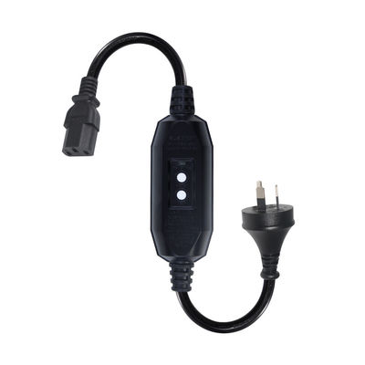 AU 3P to C13 Power Cord RCD Safety Plug for Computers Data Centers with AU Standard Certification