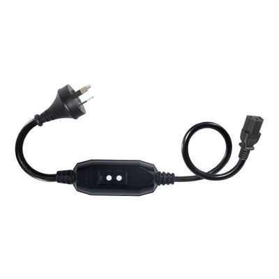 AU 3P to C13 Power Cord RCD Safety Plug for Computers Data Centers with AU Standard Certification