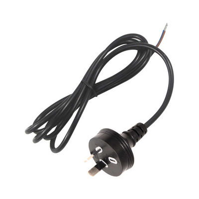 High Efficiency Heavy Duty Flexible AU 2P/3P to Stripped 2C/3C Power Cord for Home Appliances Industrial Equipment