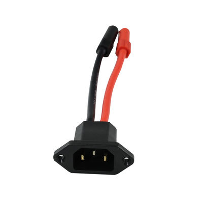 C14 to XT150 Power Cable Connector Kit with Male (Black) & Female (Red) for Solar Energy Systems/Electric Vehicles - 14AWG Heavy Duty Wiring