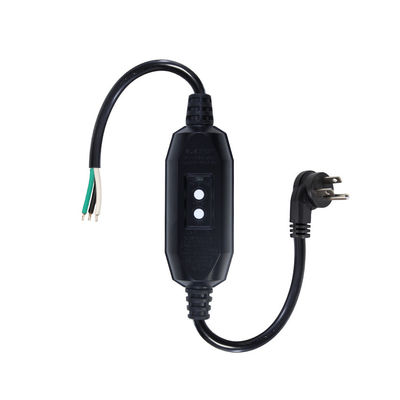 Industrial-Grade Heavy Duty 18AWG NEMA 5-15P Power Cord with RCD Protection & Bare Wire Ends for Machinery/Home Appliances