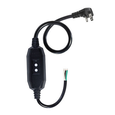 Industrial-Grade Heavy Duty 18AWG NEMA 5-15P Power Cord with RCD Protection & Bare Wire Ends for Machinery/Home Appliances