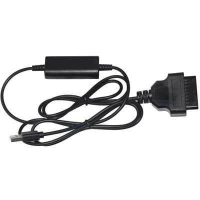 USB to OBD Voltage Booster Cable 5V to 12V Step Up Converter for Vehicle Charging Systems with Short Circuit Protection (Input 5V Output 12V)