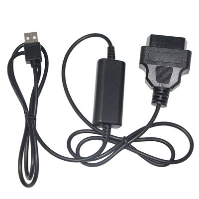 USB to OBD Voltage Booster Cable 5V to 12V Step Up Converter for Vehicle Charging Systems with Short Circuit Protection (Input 5V Output 12V)