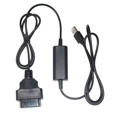 USB to OBD Voltage Booster Cable 5V to 12V Step Up Converter for Vehicle Charging Systems with Short Circuit Protection (Input 5V Output 12V)